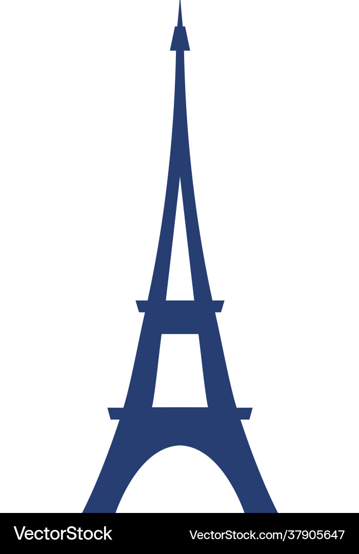 Eiffel tower design Vector Image