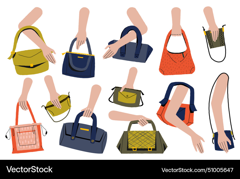 Hände halten Frau Geldbörse Cartoon elegant weiblich Hände halten Frau Geldbörse Cartoon elegant weiblich vektorbild
