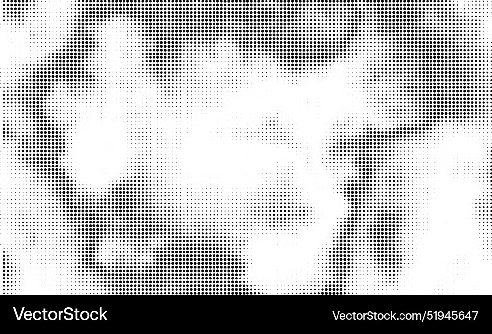 Monochrome gradient halftone dots background Monochrome gradient halftone dots background vector image