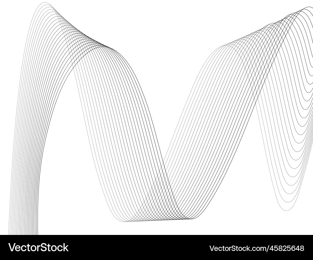 Abstract wave element for design digital Vector Image