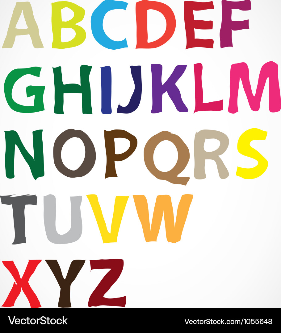 Fingerprint typography Vector Image