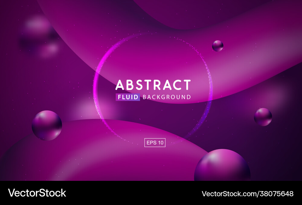 Gradient abstract 3d fluid background Gradient abstract 3d fluid background vector image