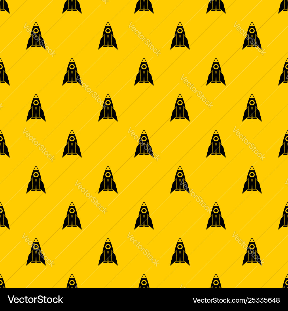 Rocket pattern Rocket pattern vector image