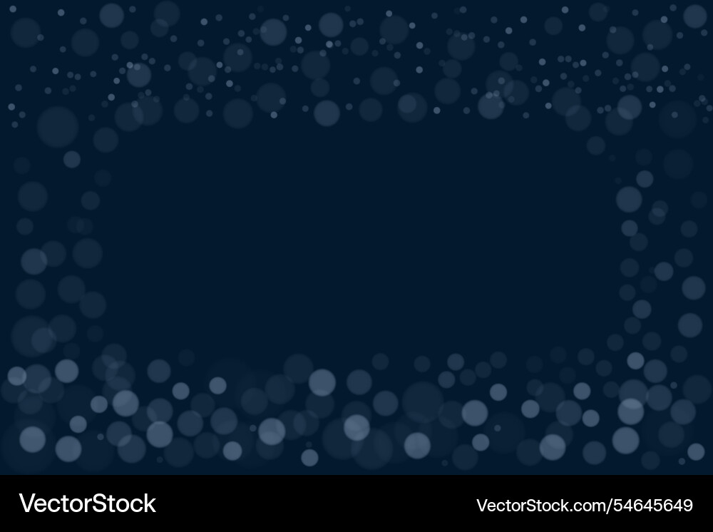 Dark blue background with a soft bokeh effect Dark blue background with a soft bokeh effect vector image