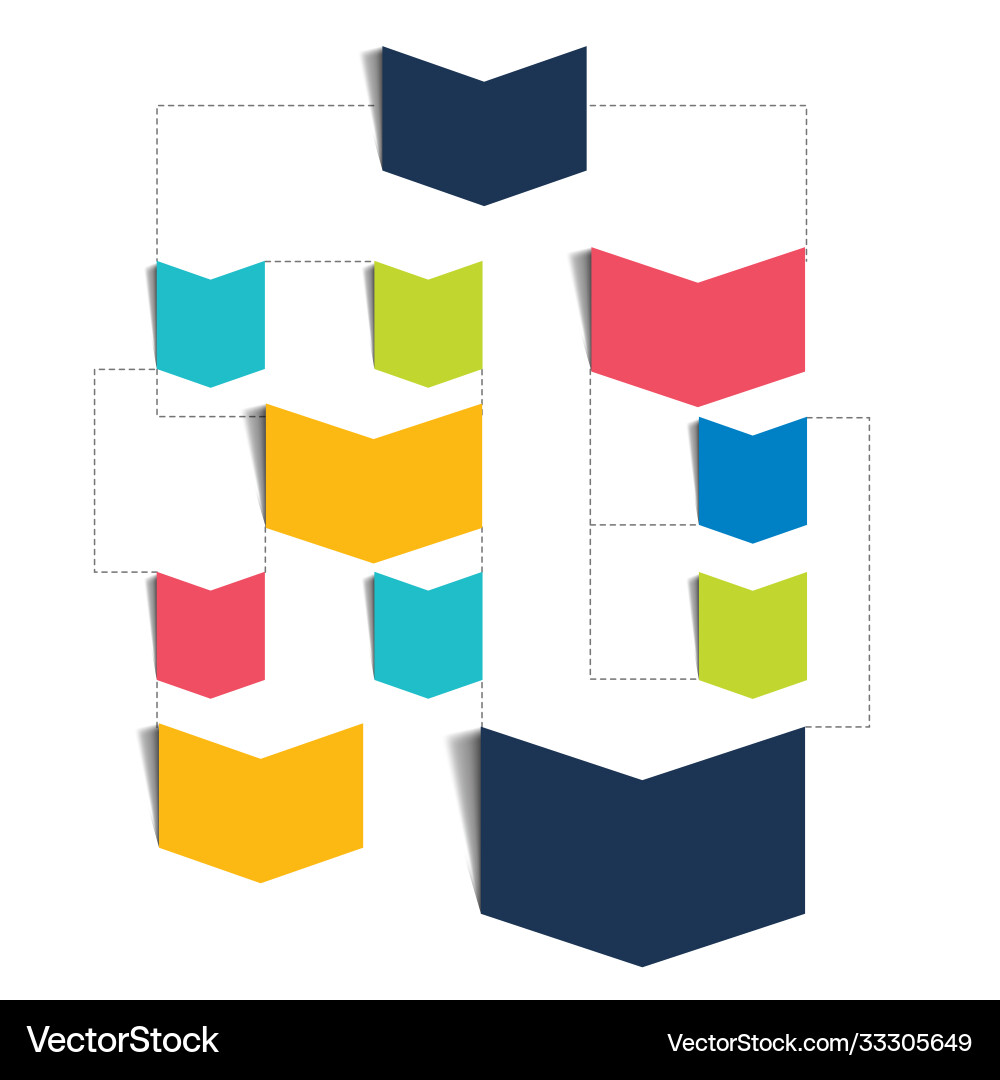 Flow chart scheme infographics elements design Flow chart scheme infographics elements design Vector Image