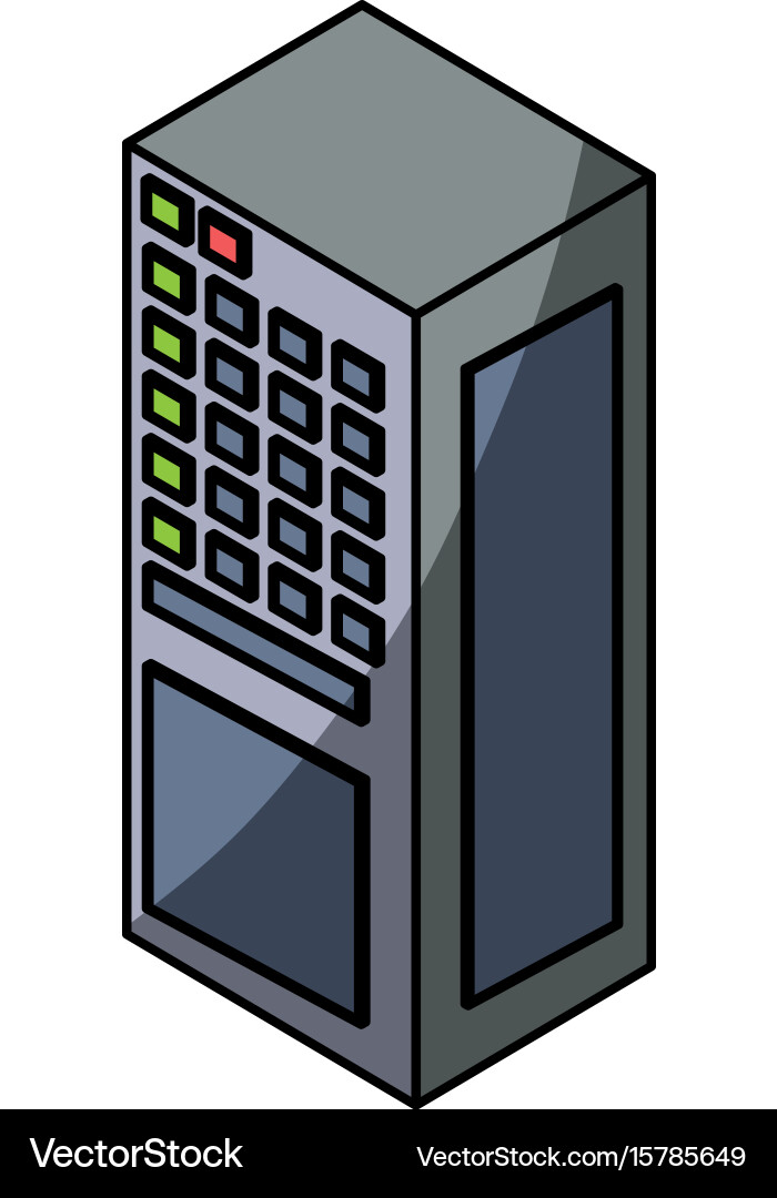 Storage database 3d Vector Image