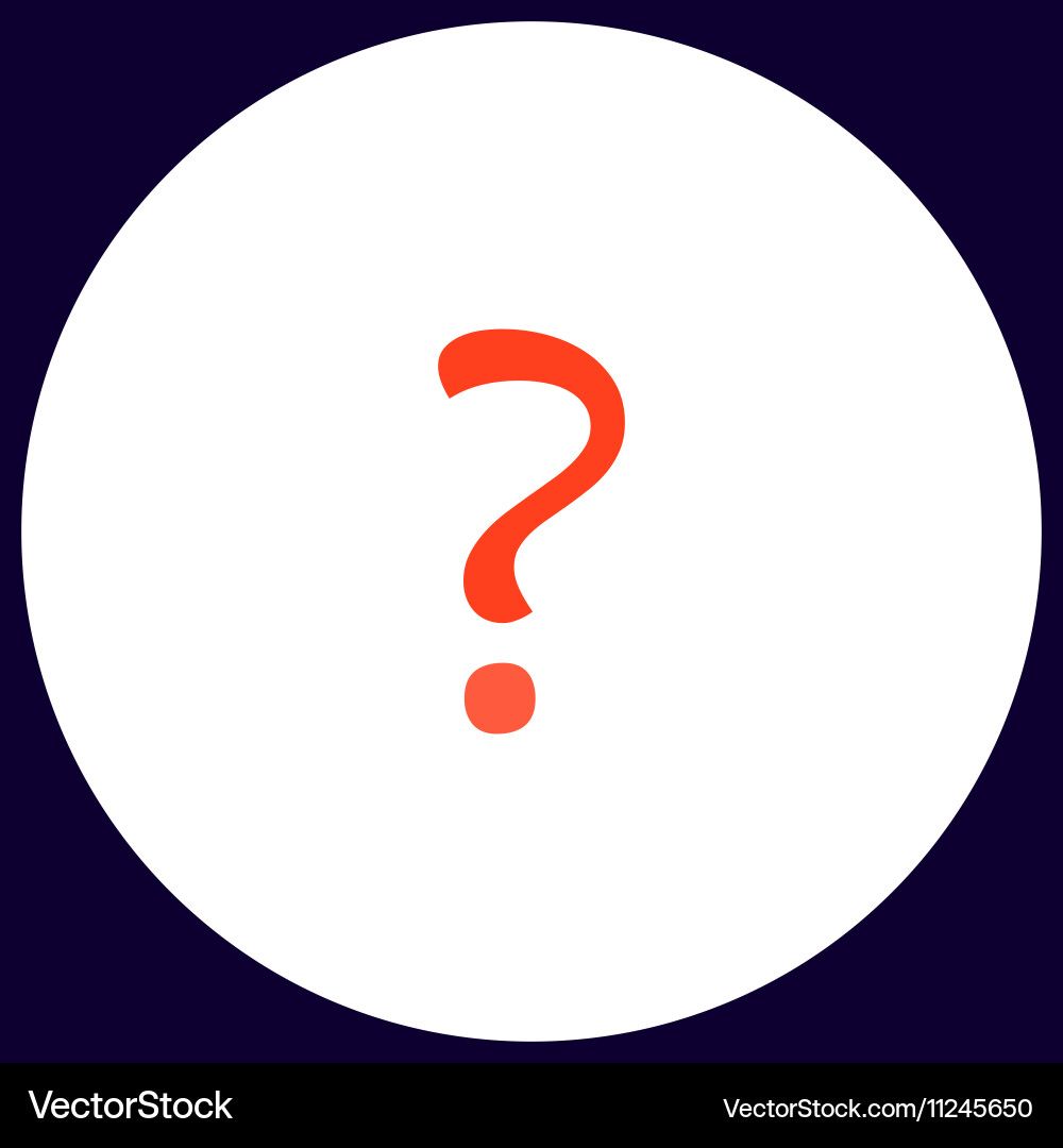 Question computer symbol Vector Image