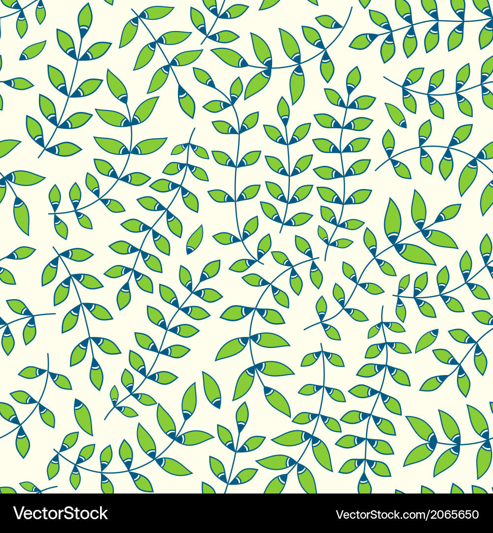 Seamless pattern with leaf abstract texture Vector Image