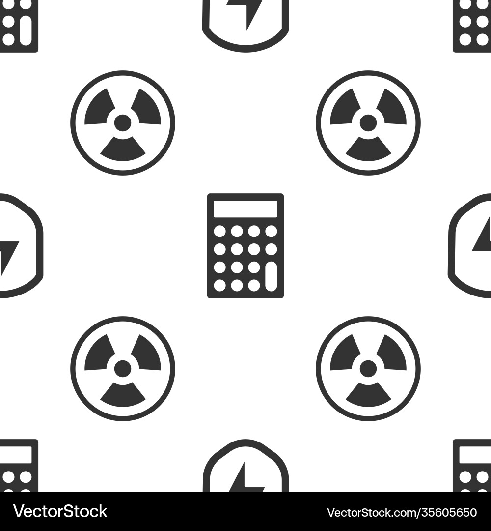 Set secure shield with lightning calculator Set secure shield with lightning calculator Vector Image