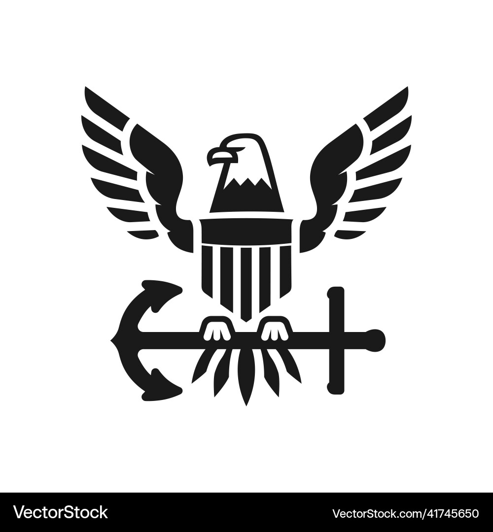 United States Navy Logo Vector Image