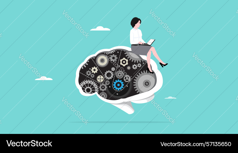 Working with ai artificial intelligence Working with ai artificial intelligence vector image