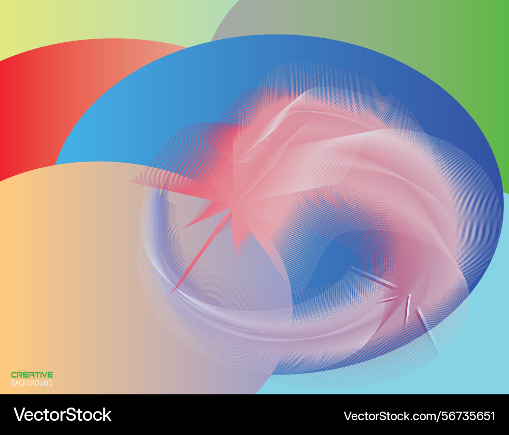 Abstract composition of overlapping spheres Abstract composition of overlapping spheres vector image