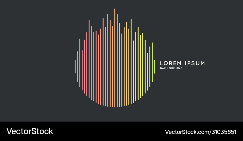 Abstract elements with dynamic lines modern Abstract elements with dynamic lines modern vector image