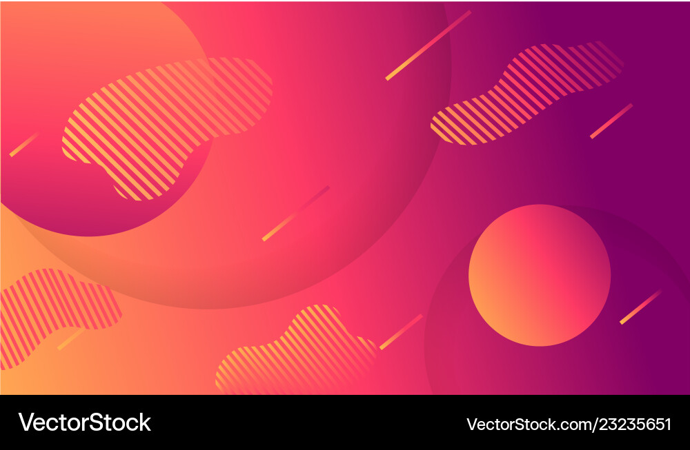 Colorful dynamic shapes composition on gradient Colorful dynamic shapes composition on gradient vector image