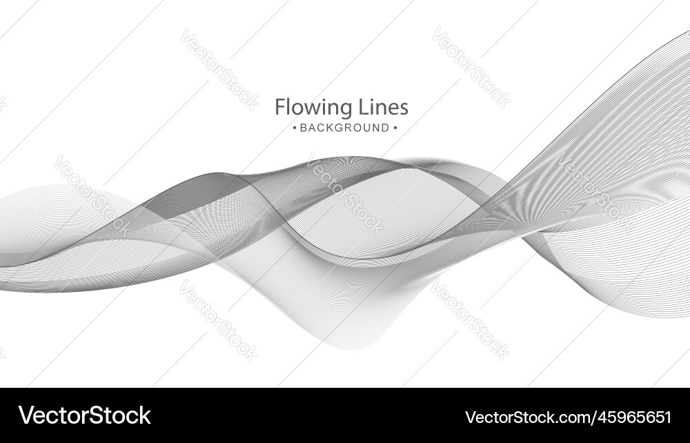 Flowing line style background design Vector Image