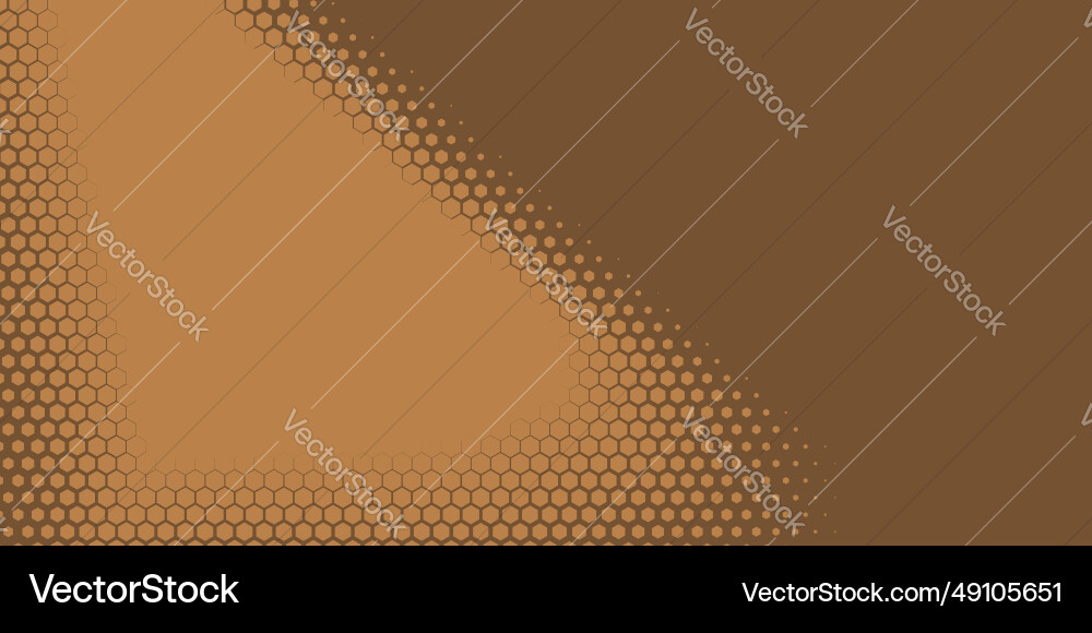 Geometric abstract hexagon two color background Vector Image
