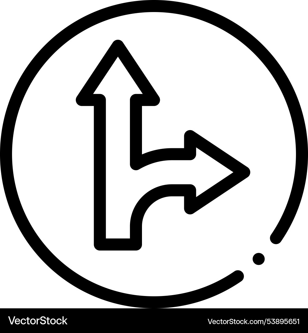 Go icon thin linear style design isolated Go icon thin linear style design isolated vector image