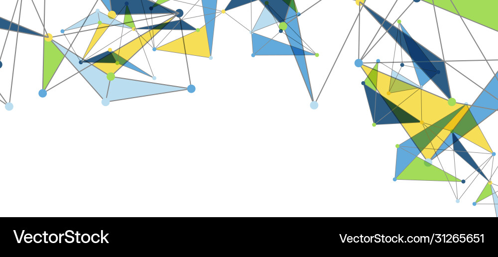 Line points connections triangular technology Line points connections triangular technology Vector Image