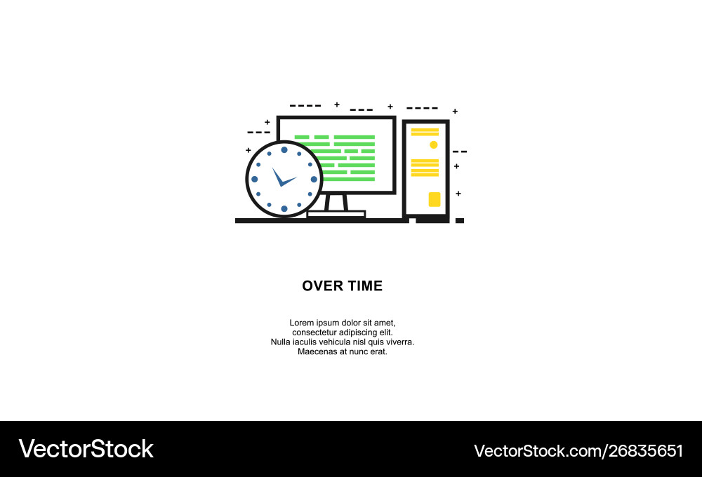 Web site linear art onboarding screen template Vector Image