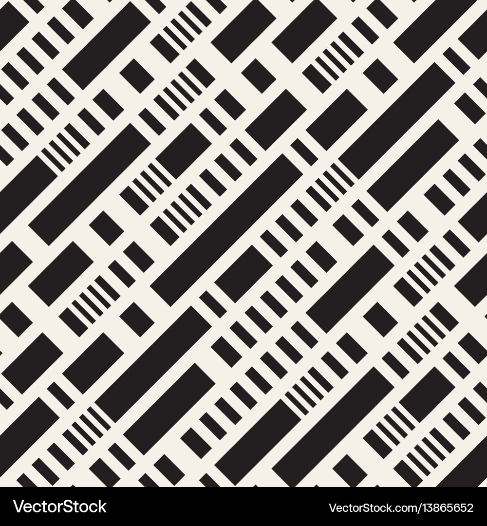 Black and white irregular dashed lines pattern Black and white irregular dashed lines pattern Vector Image