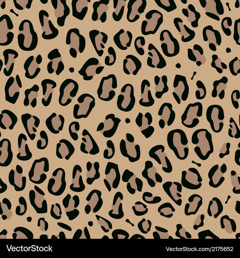 Leopard Hauttextur Lizenzfreies Vektorbild - VectorStock