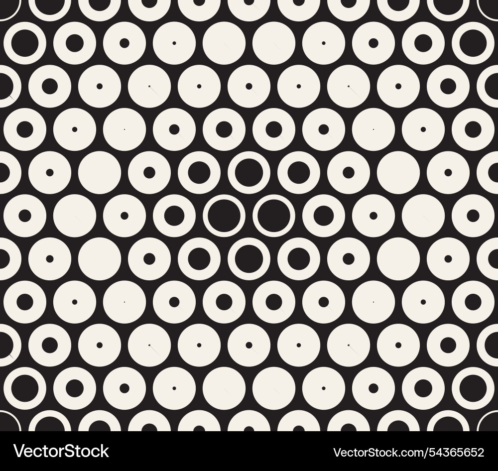 Seamless pattern repeating geometric elements vector image