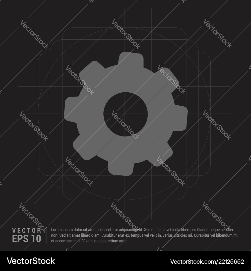 Setting icon Vector Image