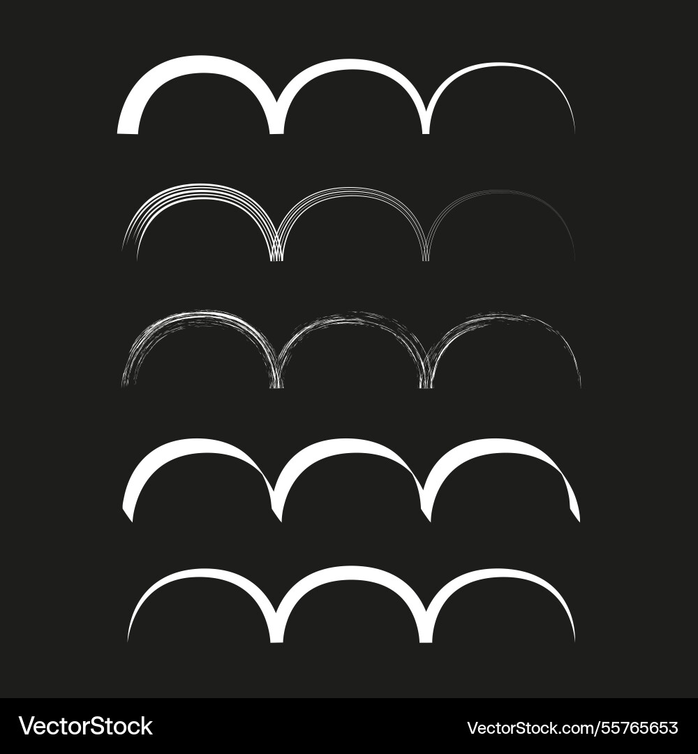 Curved line pattern abstract arc shapes Curved line pattern abstract arc shapes vector image