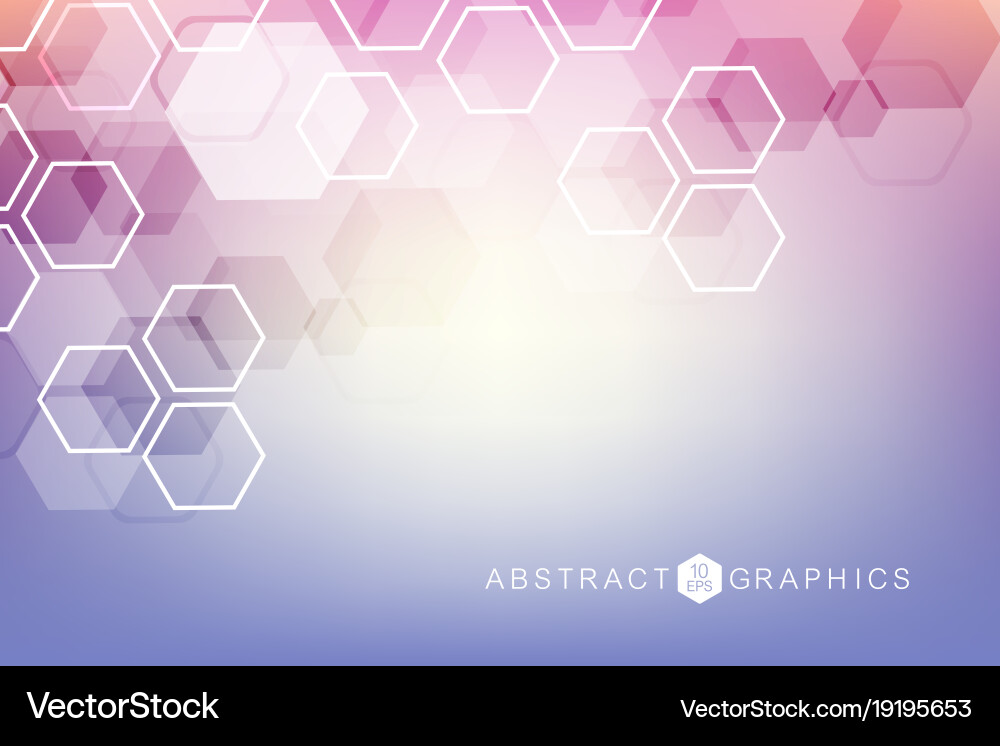 Geometric abstract background with connected line Vector Image