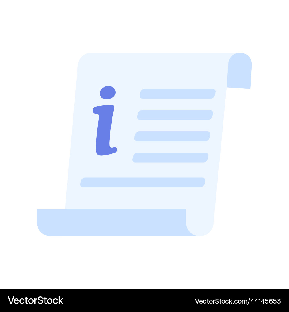 Information icon data management reading guide Information icon data management reading guide Vector Image