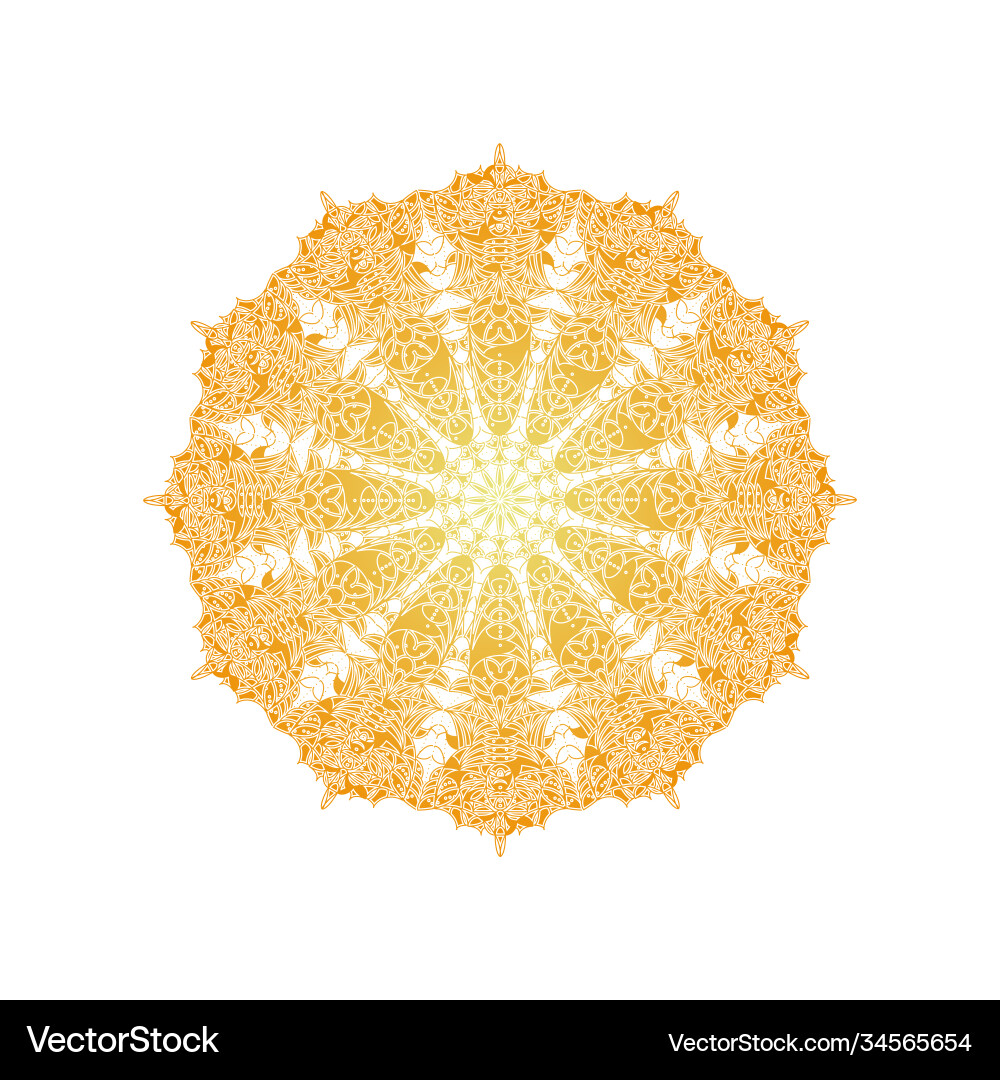 Circular pattern 9 Vector Image