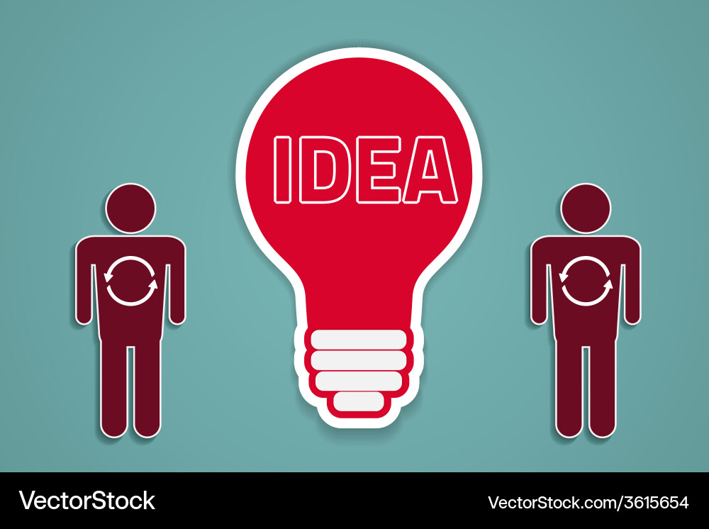 Idea sync Vector Image