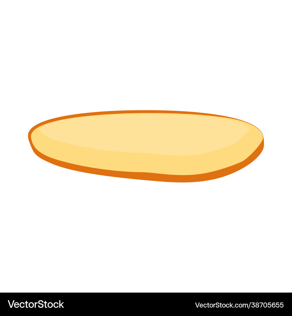 Bun and part icon web Vector Image