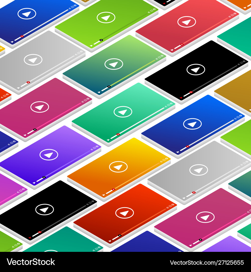 Flat design vlog concept create video content Flat design vlog concept create video content vector image