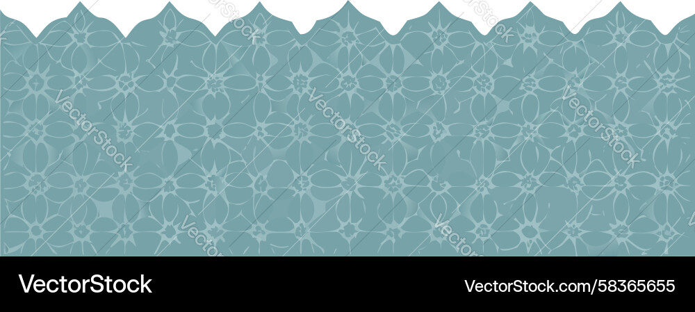 Geometric Arch Pattern Border Vector Image