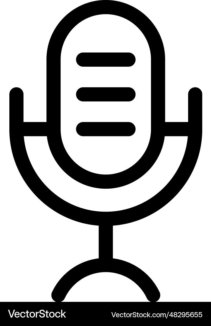 Microphone icon Vector Image