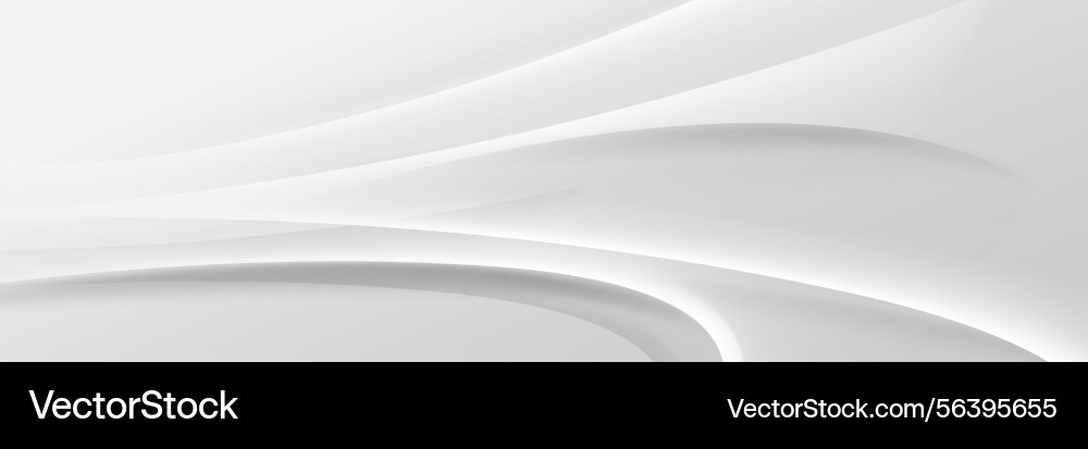Minimal white abstract wave background Minimal white abstract wave background vector image