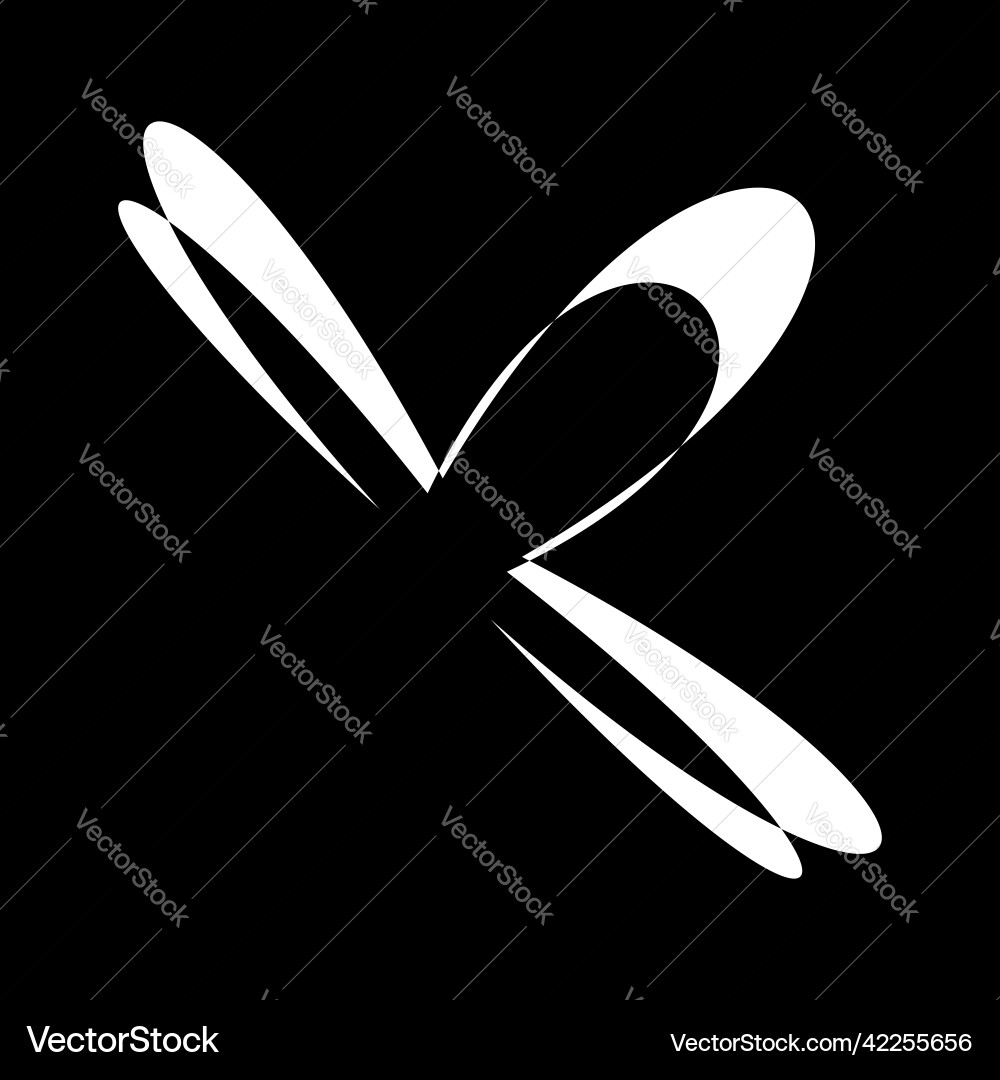 Abstract random geometric shape non figural Abstract random geometric shape non figural Vector Image