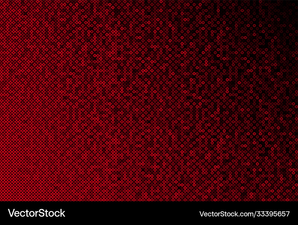 Background made red sequins glitters dots Vector Image