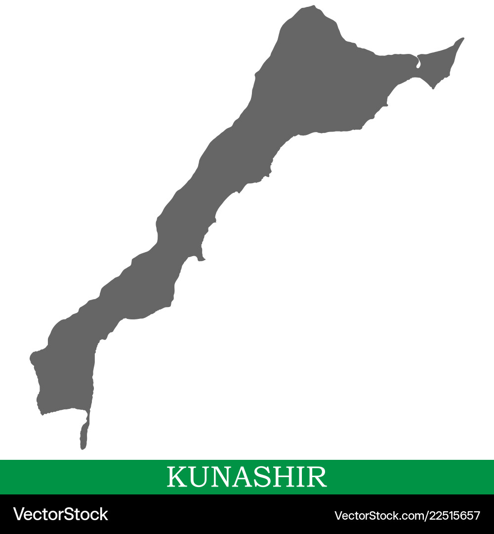 High quality map of iisland Vector Image
