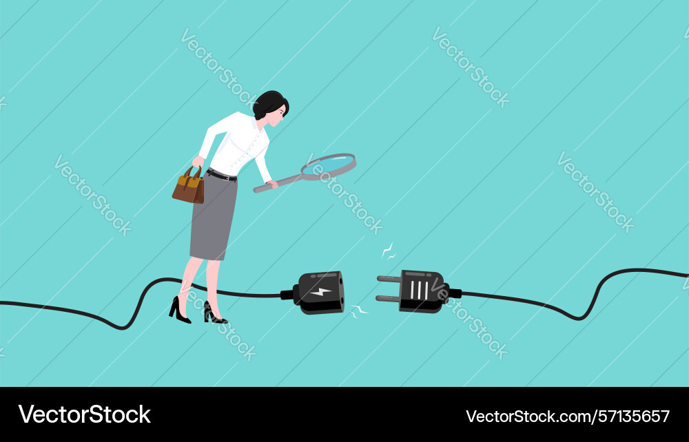 Problem analysis process of identifying vector image