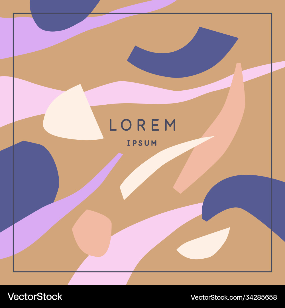 A composition with abstract elements in popular A composition with abstract elements in popular vector image