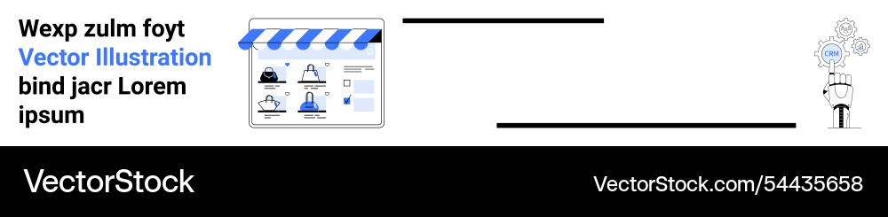 E-commerce website with user interface icons E-commerce website with user interface icons vector image