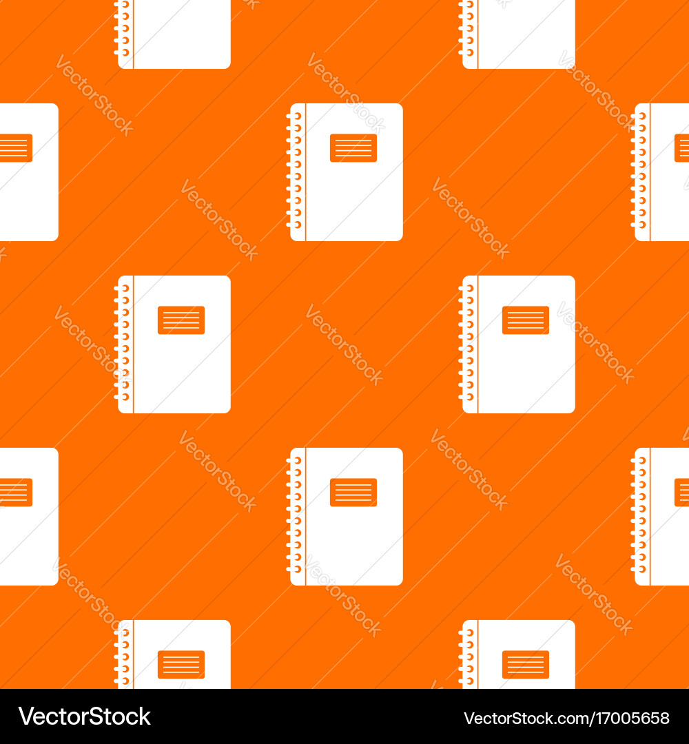 Spiral notepad pattern seamless vector image