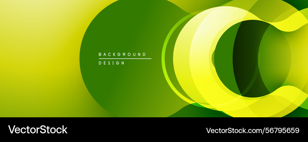 Abstract green background overlapping layers Abstract green background overlapping layers vector image