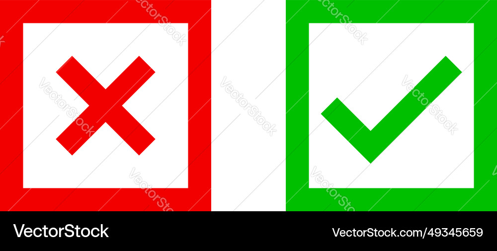Check mark icon symbol design element Vector Image