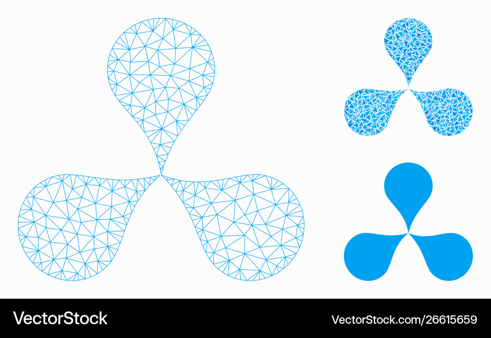 Map pointers mesh carcass model Map pointers mesh carcass model Vector Image