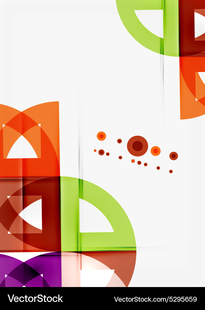 Semicircle triangle pattern Vector Image