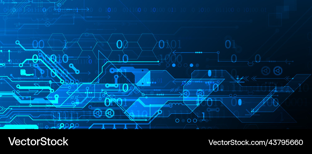 Abstract background on technological Abstract background on technological Vector Image