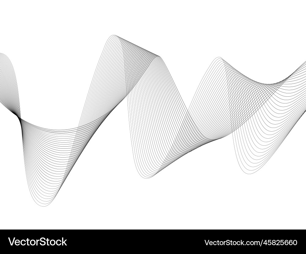 Abstract wave element for design digital Vector Image